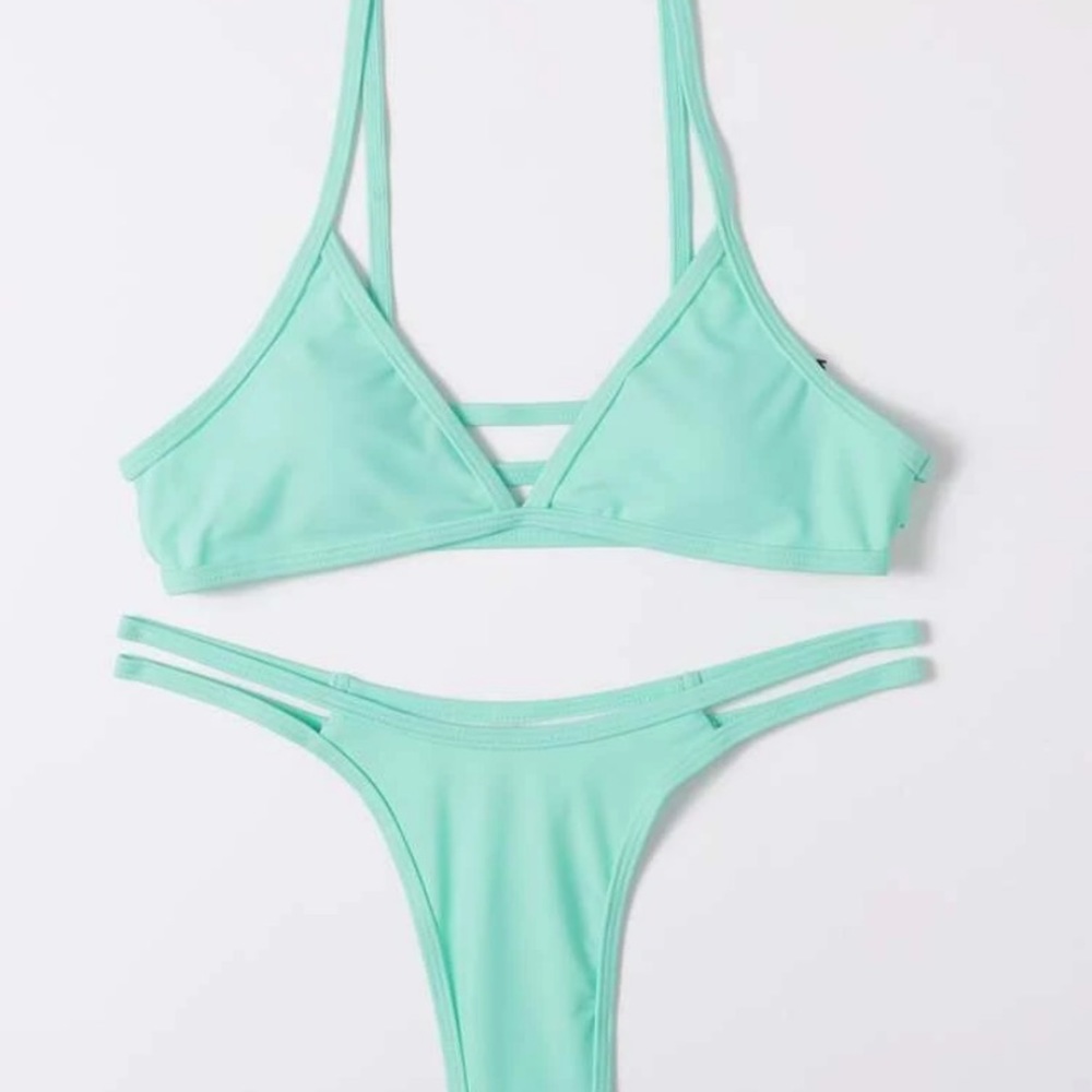 Shein mint green bikini